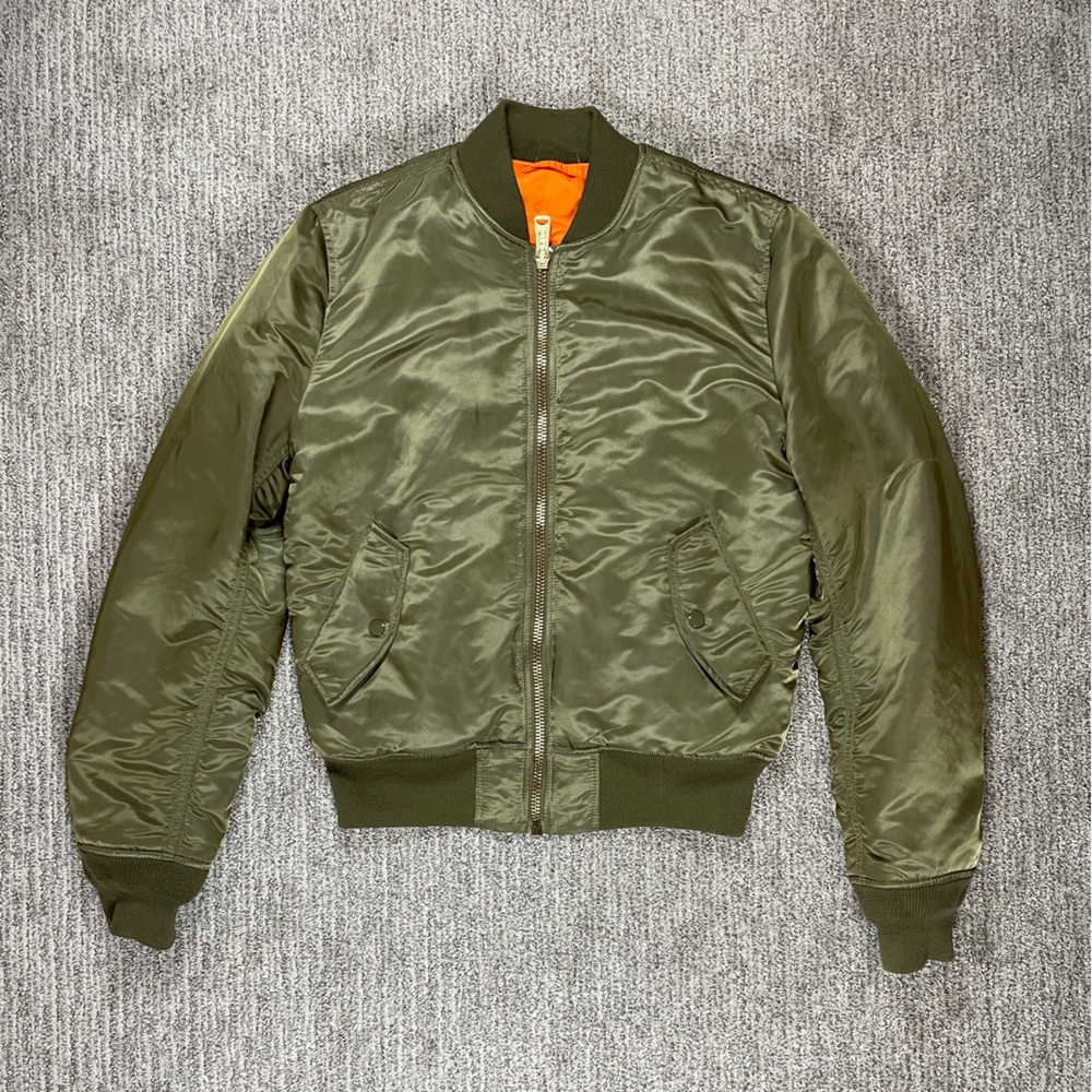 Olive Green MA-1 Bomber Jacket